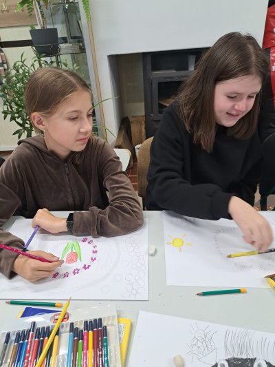 Zajęcia plastyczne 10.10.2023